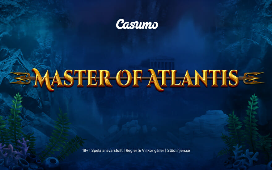an exclusive underwater game release at Casumo|Master of Atlantis