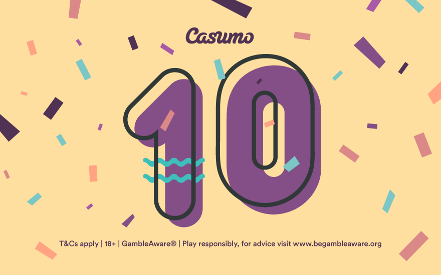 Top 10 Casumo wins in August 2018