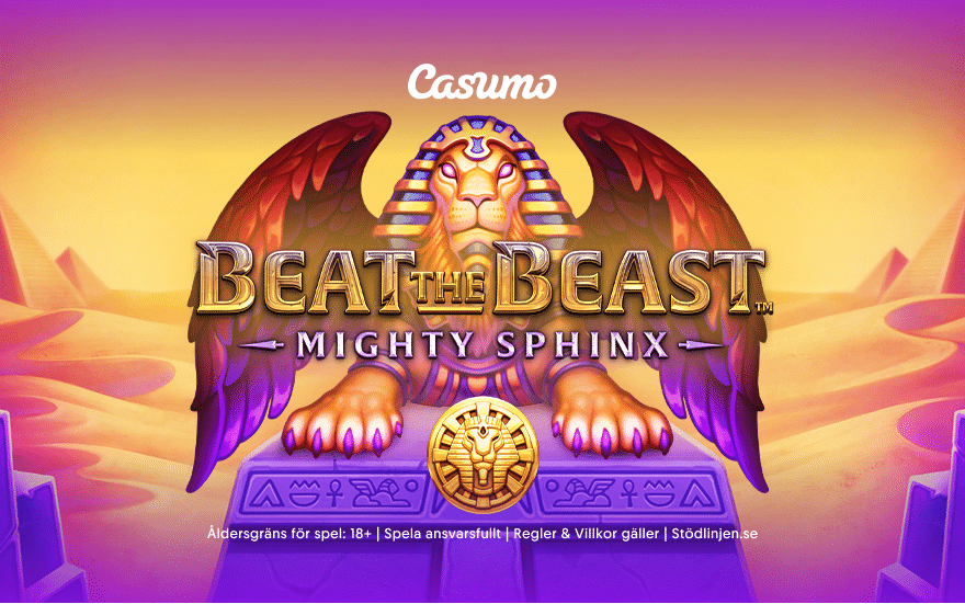Beat the Beast: Mighty Sphinx släpps lös på Casumo