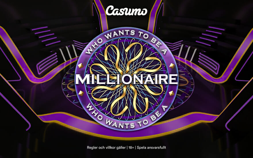 Splitternya spelet Who Wants To Be A Millionaire finns nu att spela hos Casumo