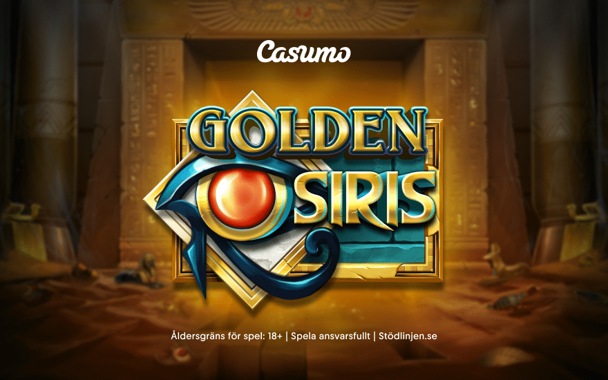 Golden Osiris är tillgänglig exklusivt på Casumo