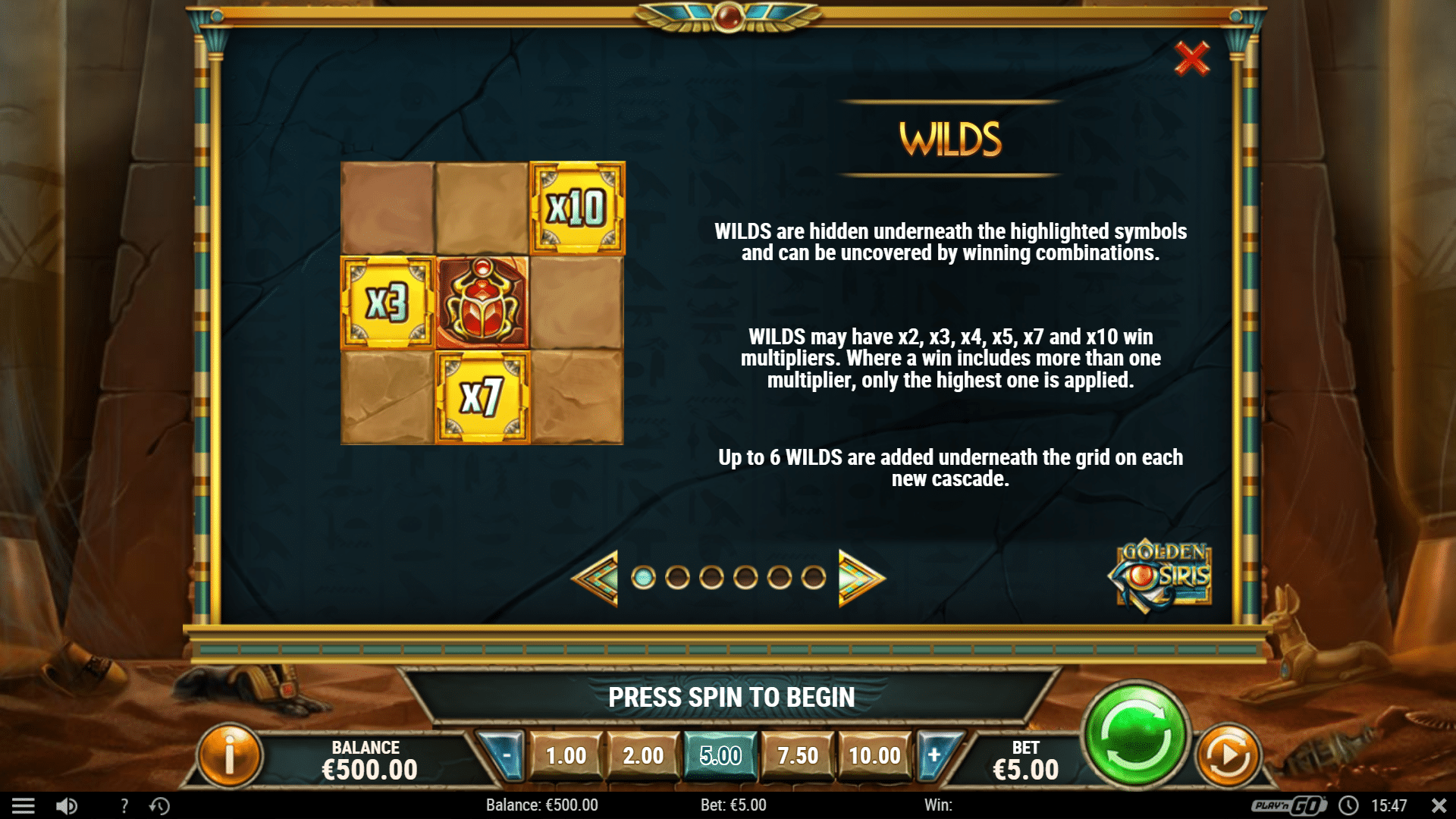 Golden Osiris Gameplay Screenshot - Wilds