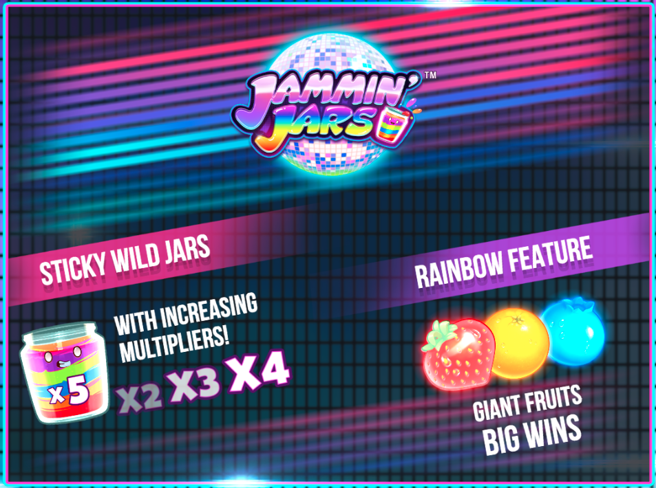 Jammin’ Jars, another sweet exclusive game release at Casumo