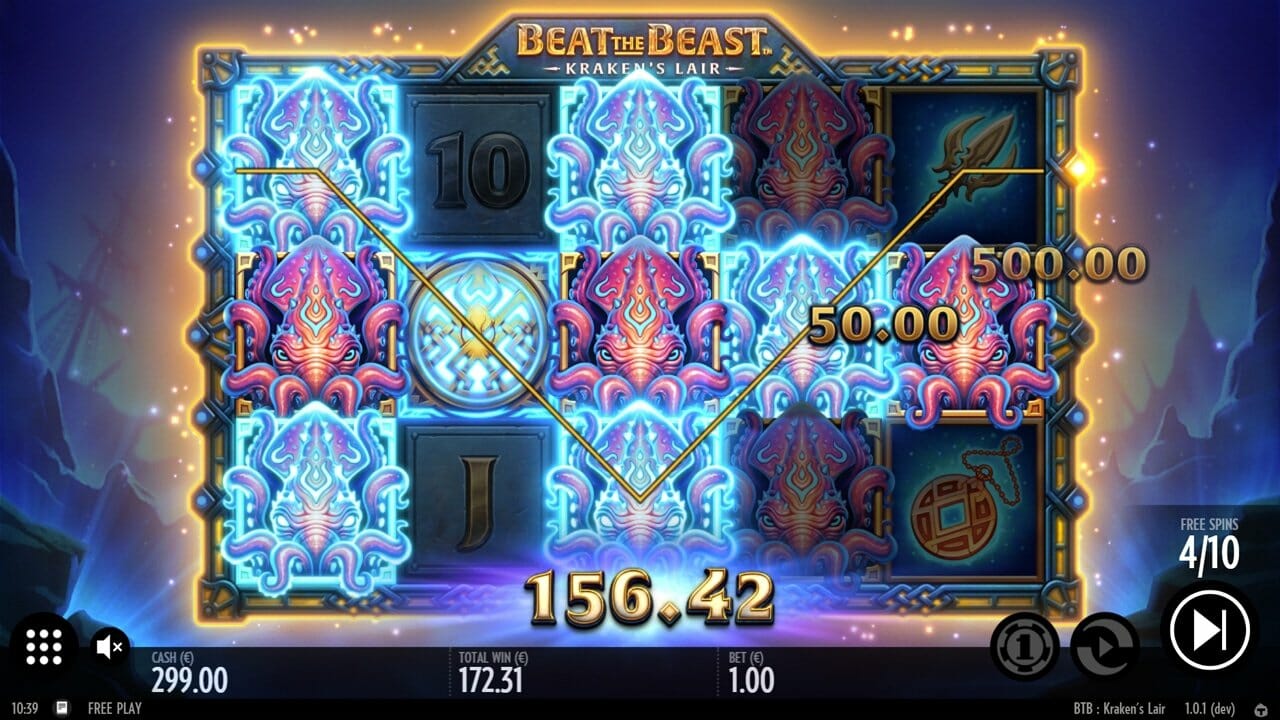 Beat the Beast Krakens Lair - gameplay screenshot