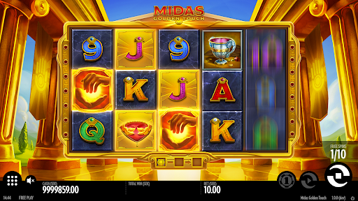 Midas Golden Touch, an exclusive, shiny new game release at Casumo