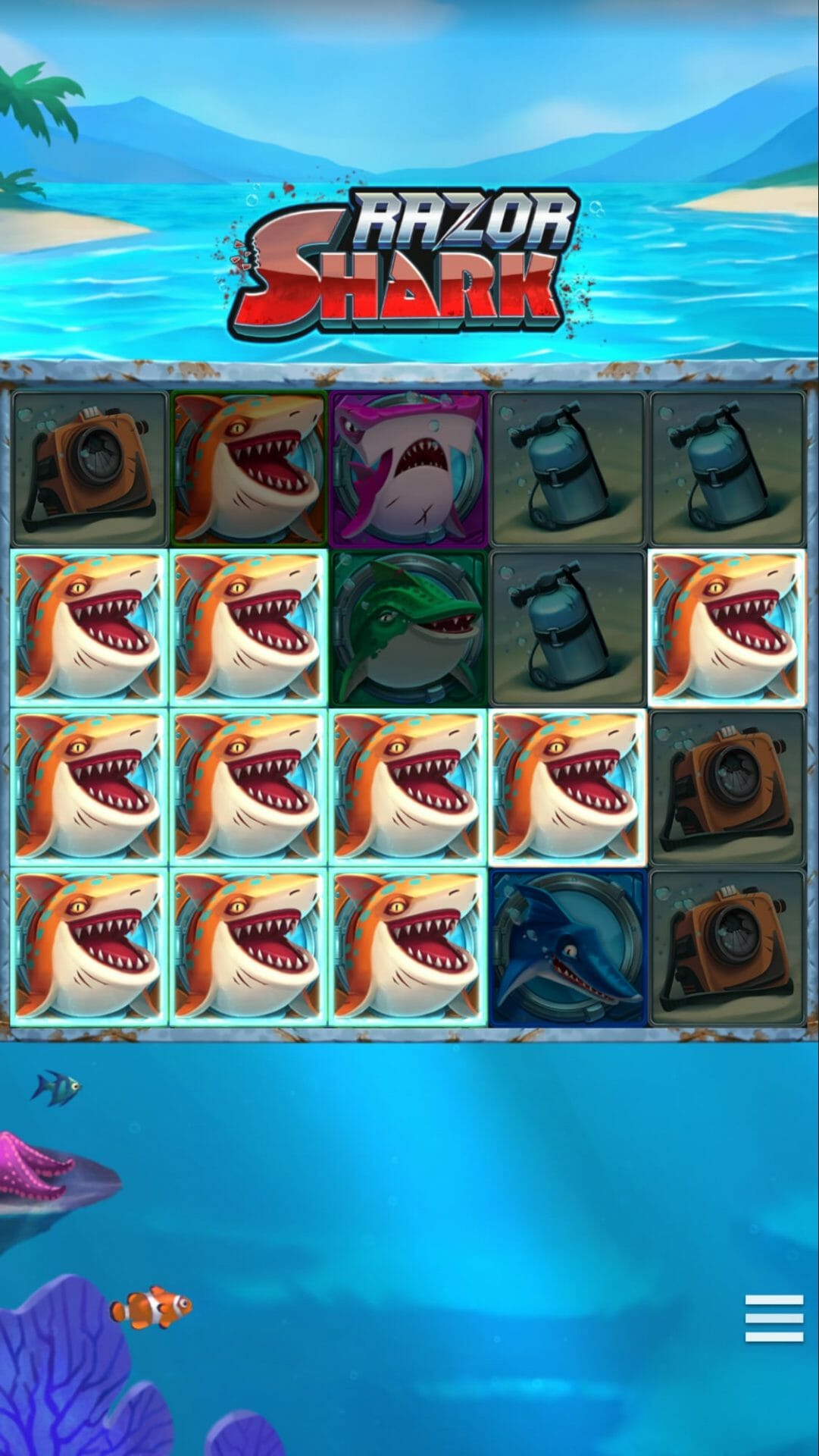 Razor Shark Slot - Mystery Stacks