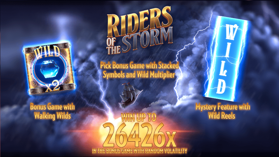 Riders of the Storm – 2 weeks of thundery exclusivity for Casumo players
