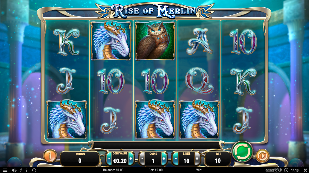 Rise of Merlin has been magically released at Casumo online casino