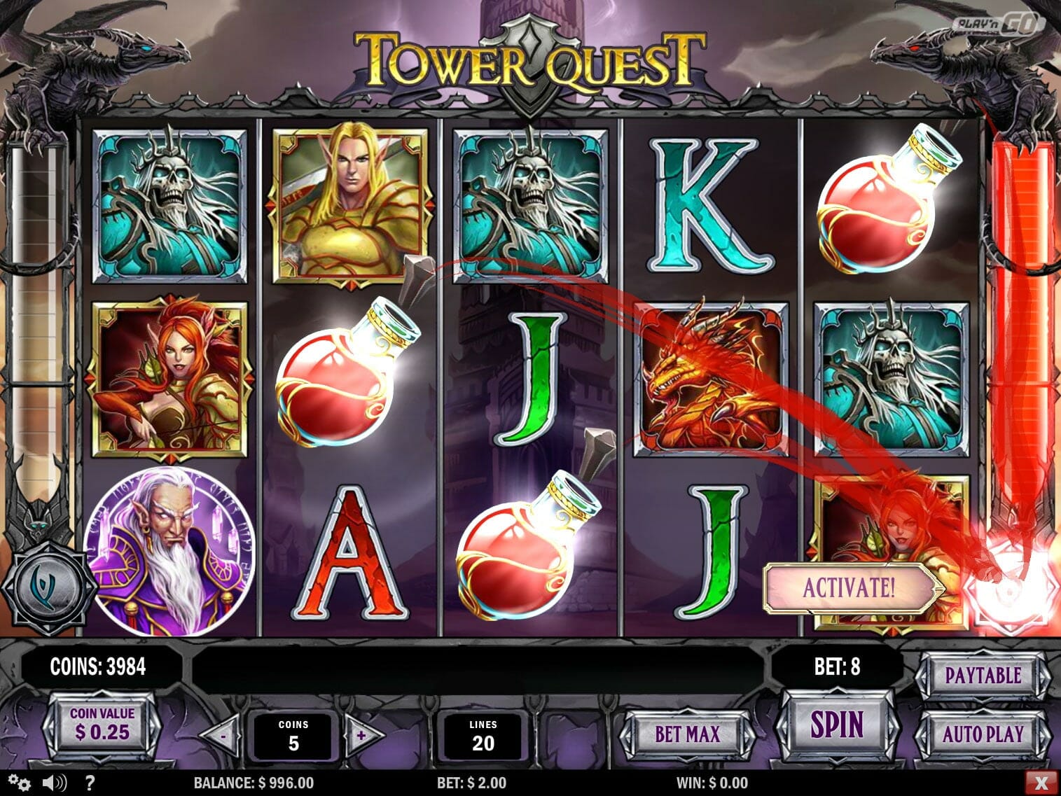 tower quest gameplay screenshot